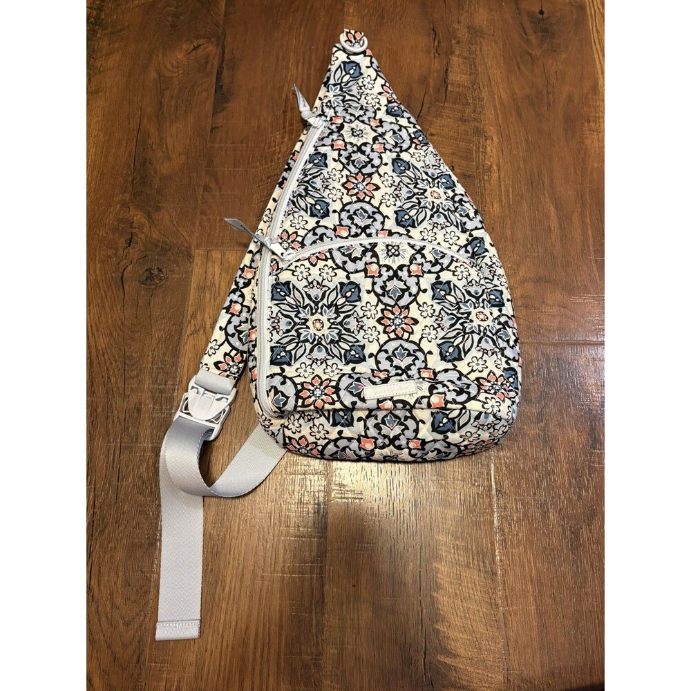 Vera Bradley Essential Lisbon Medallion Crossbody Sling Bag 12"